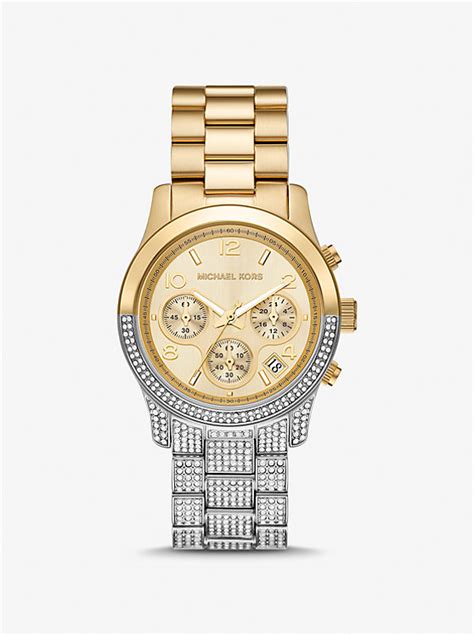 michael kors uhr 5055|Runway Pavé Two.